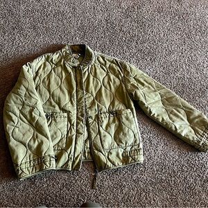 Joie cropped quilted jacket